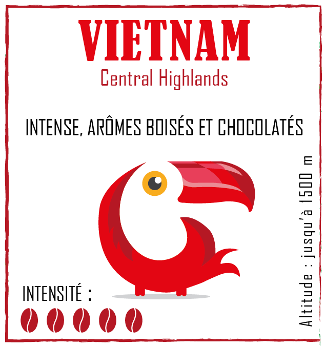 VIETNAM Central Highlands moulu 250g